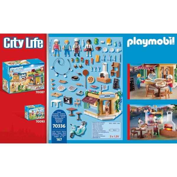 70336 - Playmobil City Life - Pizzeria avec terrasse