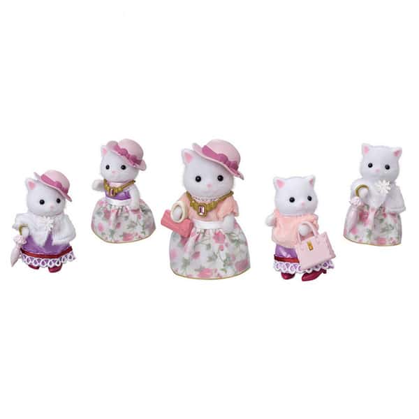 Sylvanian Families - 5461 - Grande soeur chat persan et sa valisette de mode