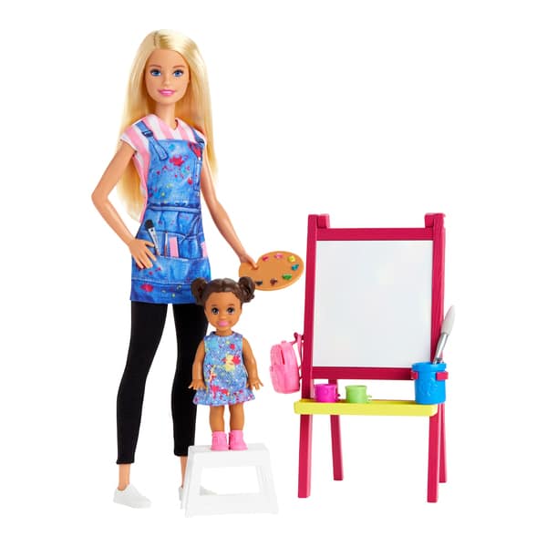 Poupée Barbie Coffret Maîtresse d'école Mattel : King Jouet, Barbie et  poupées mannequin Mattel - Poupées Poupons