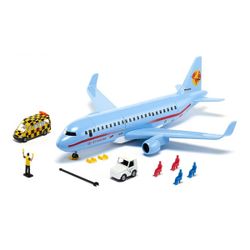 Avion de ligne avec accessoires