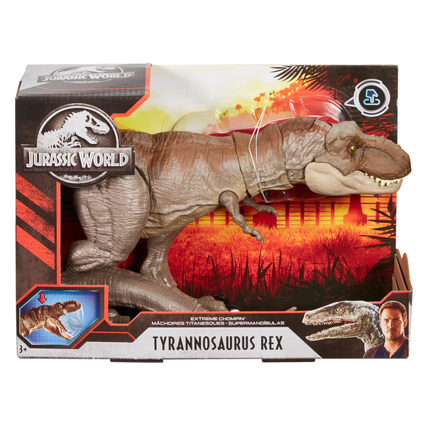 Dinosaure Géant Jurassic World T-Rex 90 Cm – Mattel, 2017, Occasion