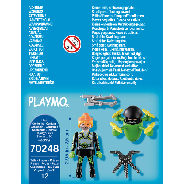 70248 - Playmobil Spécial Plus - Agent avec drone