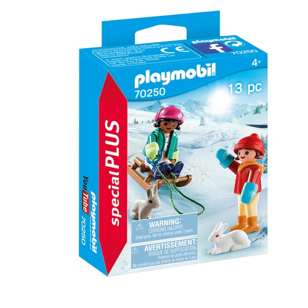 70250 - Playmobil Spécial Plus - Enfants avec luge