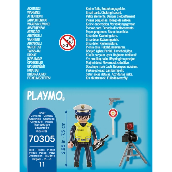 70305 - Playmobil Spécial Plus - Policier avec radar