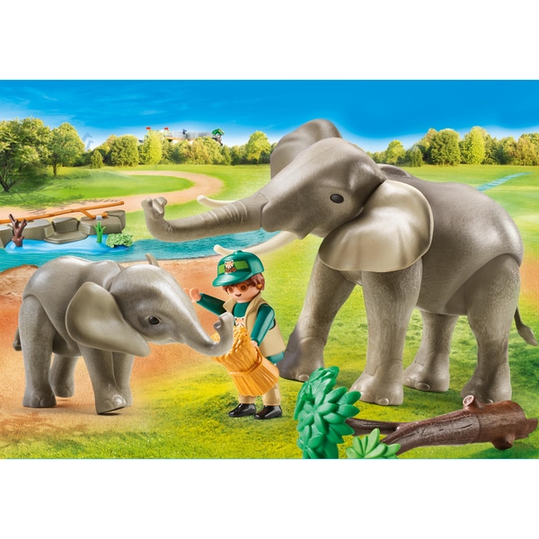 70324 - Playmobil Family Fun - Eléphant et soigneur