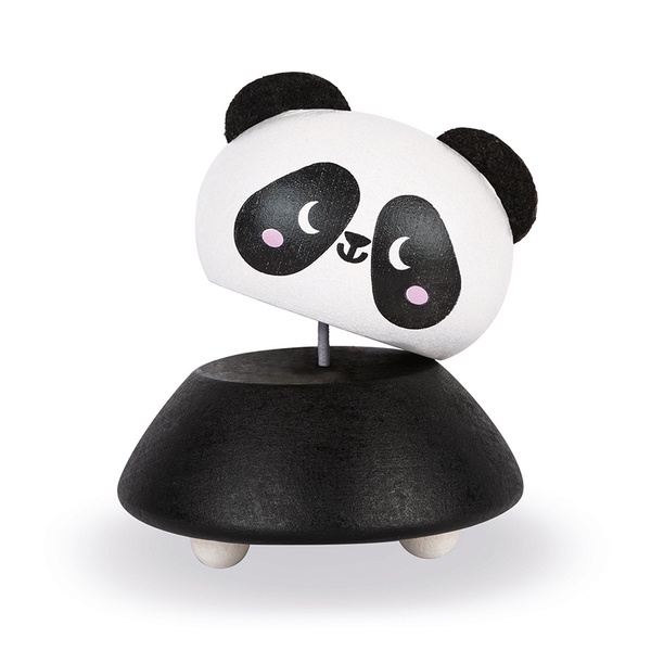 Culbuto panda en bois