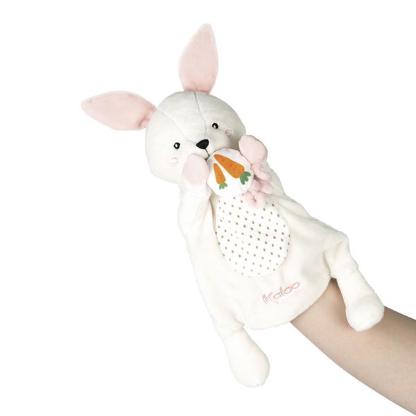 Doudou marionnette Robin le lapin