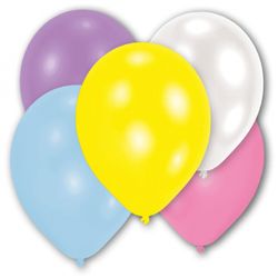 Lot de 10 ballons en nacre 27,5 cm