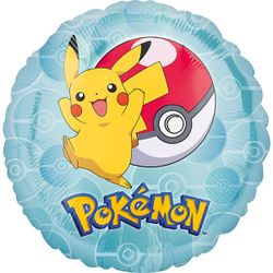 Ballon aluminium rond Pokemon 43cm