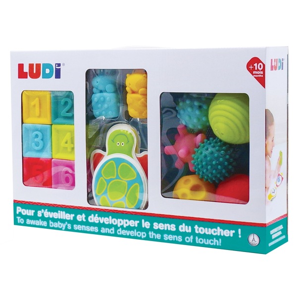 Coffret d éveil - Livre cubes balles