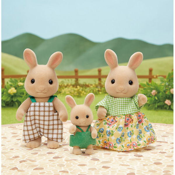 Sylvanian Families - 5372 - La famille lapin caramel