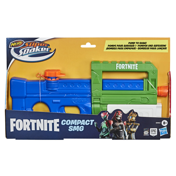 Pistolet à eau Nerf Super Soaker - Fortnite Compact SMG