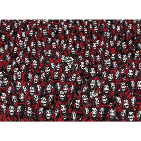 Puzzle 1000 pièces - Impossible La casa de Papel