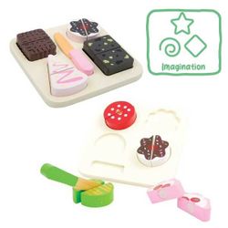 Aliments en bois à découper - Assortiment 