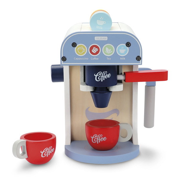 Cafetière Jouet En Bois Pour Enfants - 8 Pièces Dinette, Jeu De Rôle éducatif 3-6 Ans, Cadeau Fille Garçon