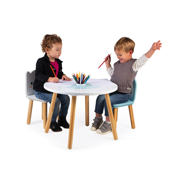 Table et 2 chaises banquise