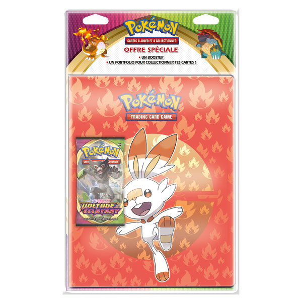 Pack portfolio et booster Pokémon Voltage Eclatant