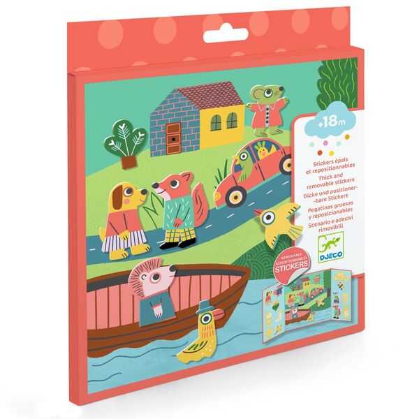 Stickers épais et repositionnables - Les animaux