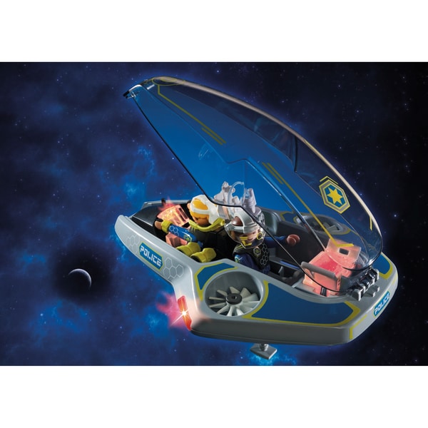 70019 - Playmobil Galaxy Police - Véhicule volant des policiers