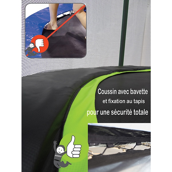 Trampoline Aloe 300 et ses 3 accessoires