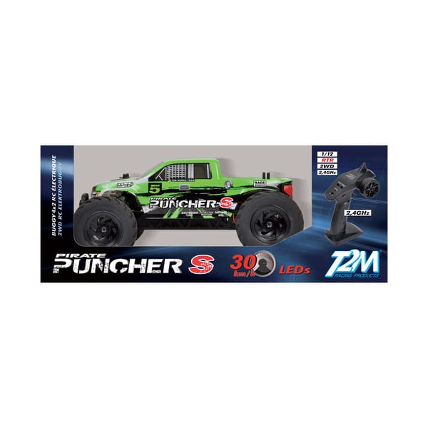 Buggy radiocommandé Pirate Puncher 1/12 ème