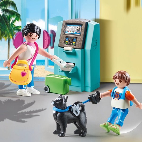 70439 - Playmobil Family Fun - Vacanciers et distributeur automatique