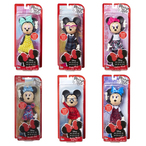 Poupee articulee Disney Minnie Style Jakks Pacific King Jouet Suisse Barbie et poupees mannequin Jakks Pacific