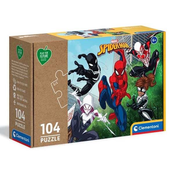 Puzzle 104 pièces Play For Future - Spider-Man