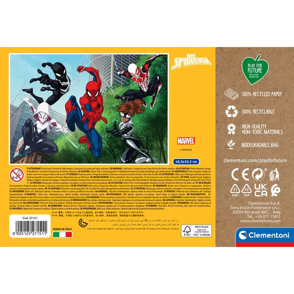 Puzzle 104 pièces Play For Future - Spider-Man