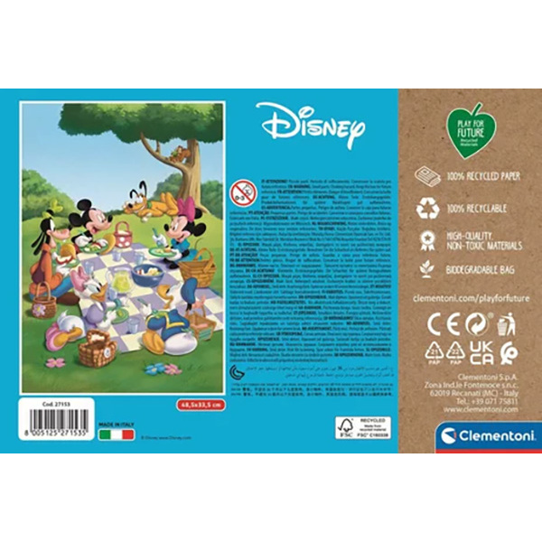 Puzzle 104 pièces Play For Future - Mickey Mouse