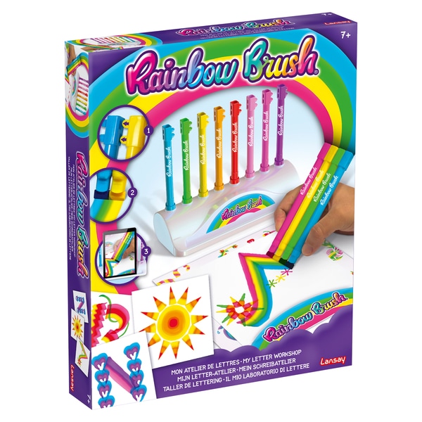 Mon atelier à lettres Rainbow Brush