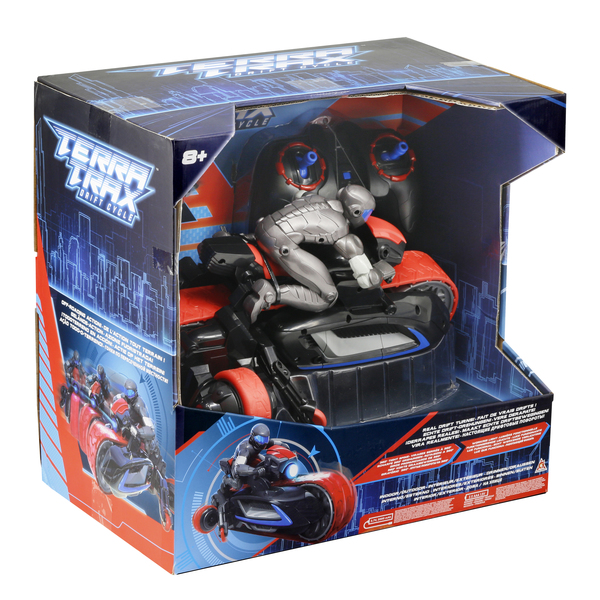 Moto Radiocommandée Enfant 20 Km/h - Télécommande 2,4 GHz, Phares LED, Drifting, échelle 1:18