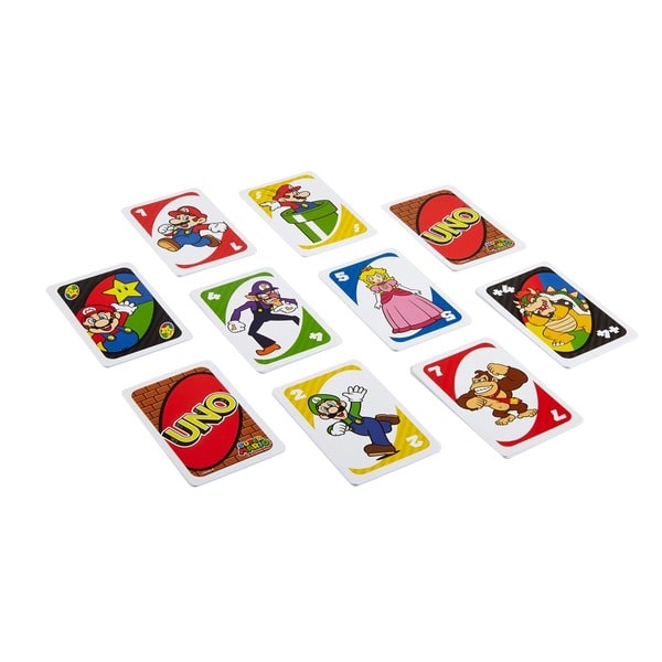 Uno Super Mario Mattel Games : King Jouet, Jeux de cartes Mattel Games -  Jeux de société