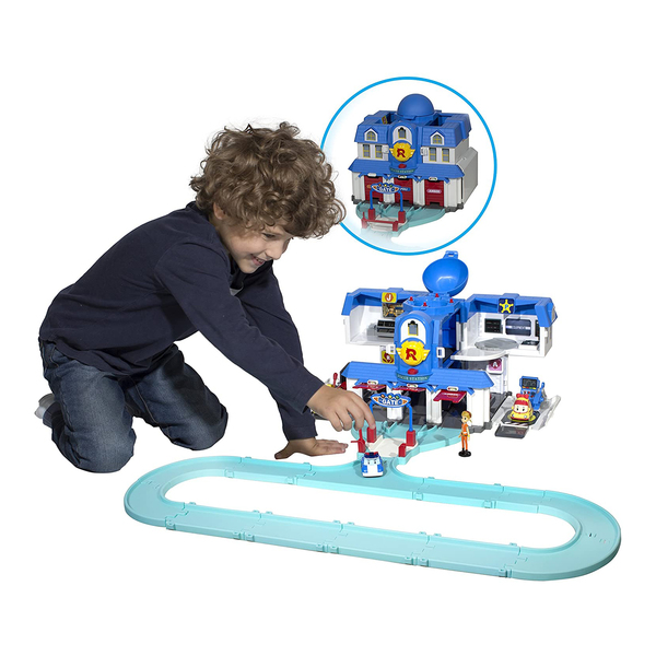 Quartier général QG interactif - ROBOCAR POLI - avec 1 figurine