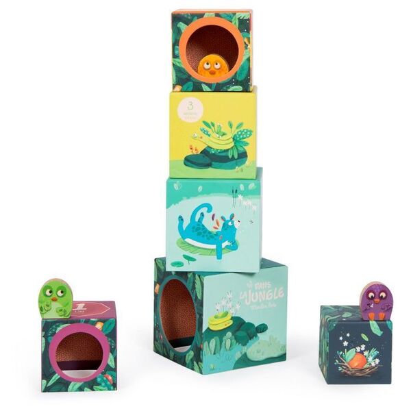 Cubes empilables 13 cm - Moulin Roty