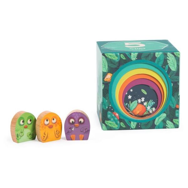 Cubes empilables 13 cm - Moulin Roty