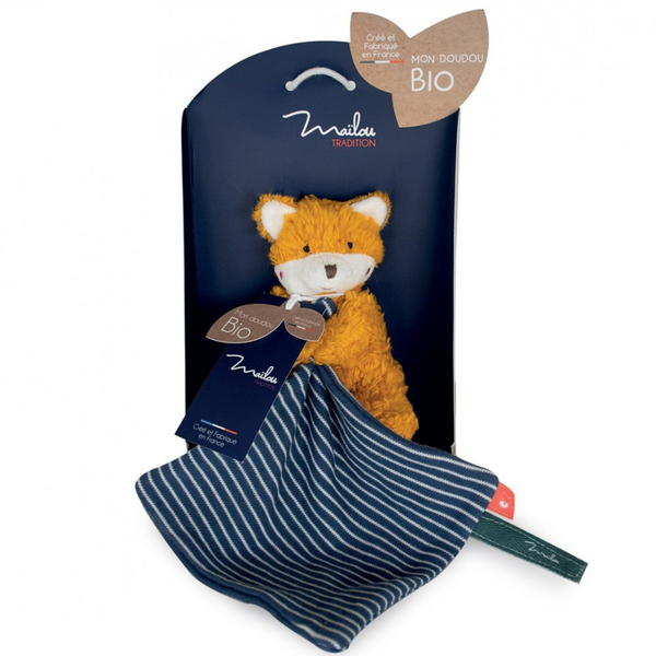 Renard pantin avec doudou 20 cm