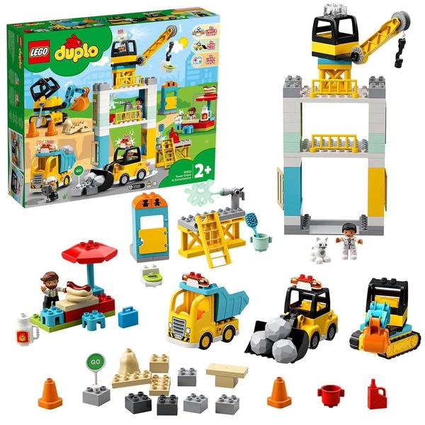 10933 - LEGO® Duplo - La grue et les engins de construction