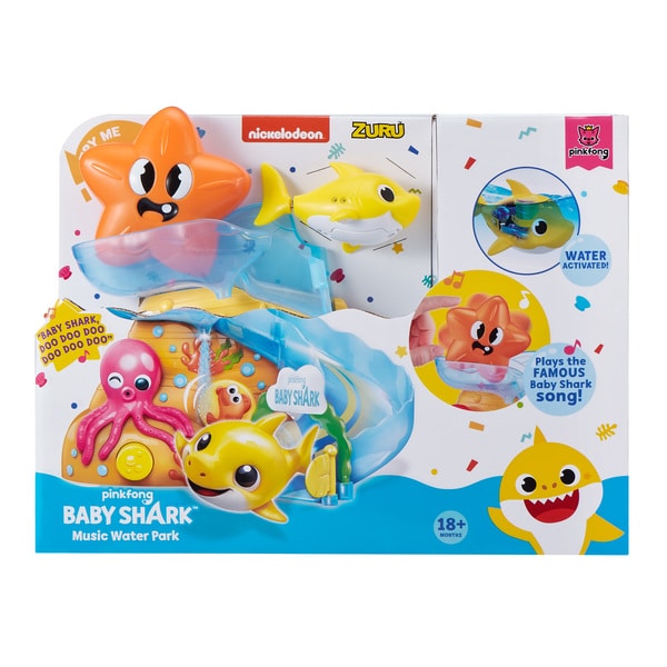 Playset toboggan et poissons Baby Shark