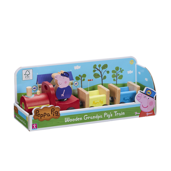 Train en bois Peppa Pig