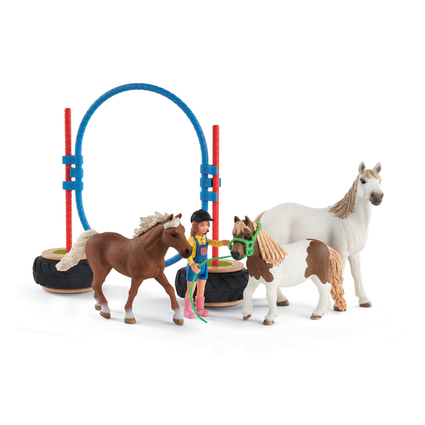 Les poneys agility à l étable