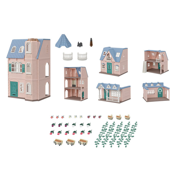 Sylvanian Families - 5521- Coffret de 3 maisons Sylvanian Families - Edition 35 ans