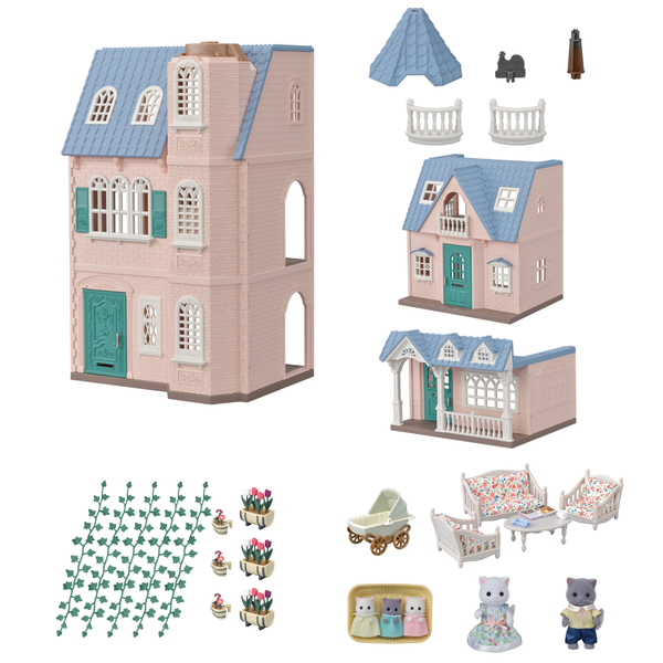 Sylvanian Families - 5521- Coffret de 3 maisons Sylvanian Families - Edition 35 ans