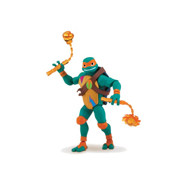 Figurine articulée Tortues Ninja avec accessoire