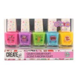Set de 5 vernis parfumés Create it!