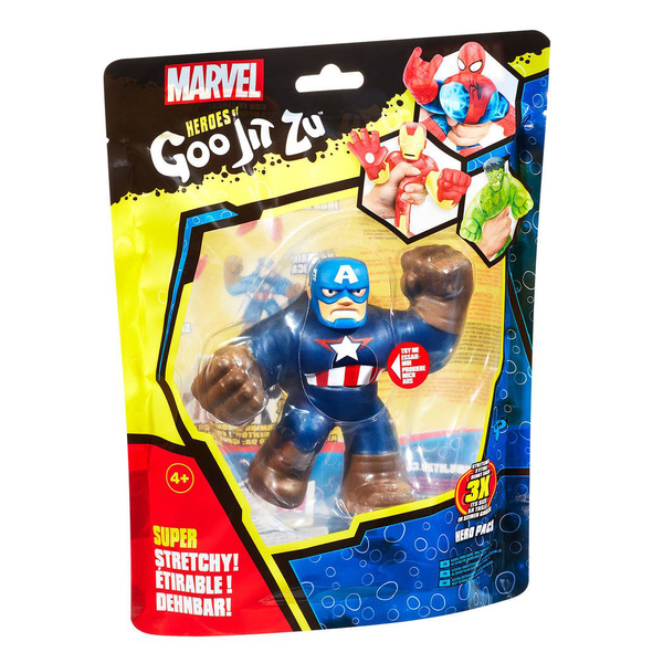 Figurine Captain America 11cm - Goo Jit Zu Marvel