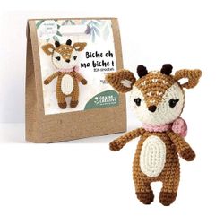 Kit DIY doudou au crochet Amigurumi - Biche