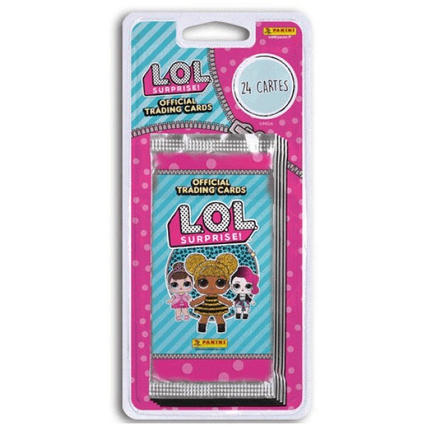 4 pochettes stickers Panini LOL Surprise sous blister