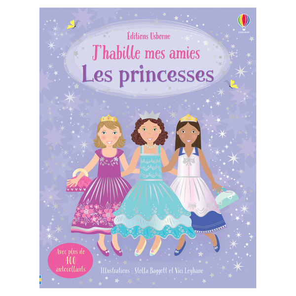 Autocollants - J habille mes amies les princesses