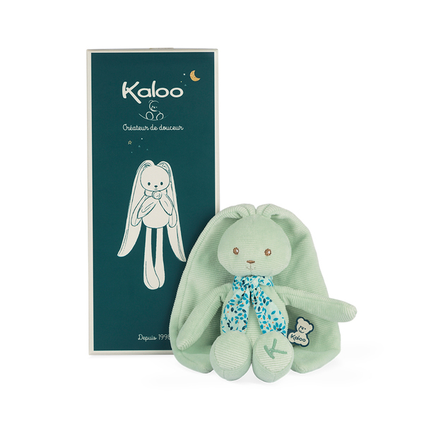 Doudou Lapinoo Pantin Lapin vert d eau 25 cm